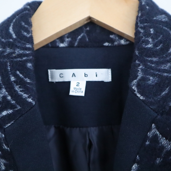 CAbi Jacquard Tuxedo Jacket #109 Fall Textured - Picture 4 of 8